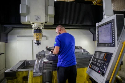 Neimar De Cesero / Agencia RBS CAXIAS DO SUL, RS, BRASIL, 29/04/2024. Cerca de 95% do faturamento da Belga Matrizes, de Caxias do Sul, é voltado ao setor automotivo, na foto, José Alceu Lorandi, presidente da Belga Matrizes. (Neimar De Cesero/Agência RBS)<!-- NICAID(15747945) -->