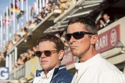 FORD VS FERRARI, com Matt Damon, Christian Bale<!-- NICAID(14324854) -->