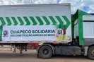 Comboio humanitário de Chapecó para apoio à reconstrução chega em Arroio do Meio<!-- NICAID(15769796) -->