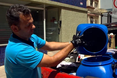 Empreendedor transforma descarte de óleo em negócio sustentável e mobiliza 45 cidades no norte do RS<!-- NICAID(16149844) -->