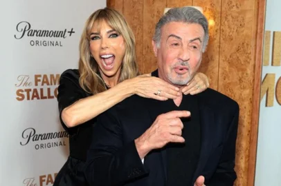 NEW YORK, NEW YORK - MAY 11: Jennifer Flavin Stallone and Sylvester Stallone attend The Family Stallone Red Carpet & Reception at Torrisi Bar and Restaurant on May 11, 2023 in New York City.   Dimitrios Kambouris/Getty Images for Paramount+/AFP (Photo by Dimitrios Kambouris / GETTY IMAGES NORTH AMERICA / Getty Images via AFP)<!-- NICAID(15427137) -->