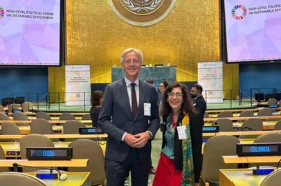 Reitora da UFRGS Marcia Barbosa na ONU<!-- NICAID(16081548) -->