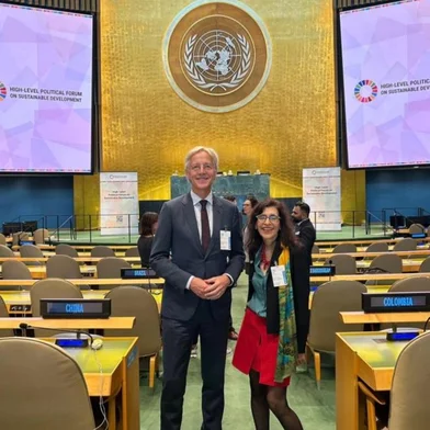 Reitora da UFRGS Marcia Barbosa na ONU<!-- NICAID(16081548) -->