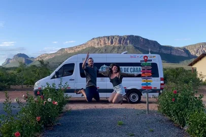 Coluna Rosane Tremea de 30/5/23: Viajo de Casa, com Tais Ires Rancan e Luiz Vinícius Canei. Na foto, na Chapada Diamantina<!-- NICAID(15437764) -->