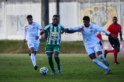 Juventude X Santos pelo Brasileirão Sub-20. Atacante Marlon<!-- NICAID(16058424) -->