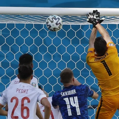 Dubravka, Espanha x Eslováquia, Eurocopa 2021