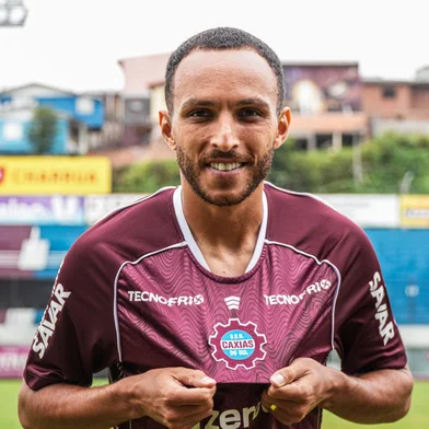 Apresentação de Marcelo Freitas, novo volante do Caxias para 2026<!-- NICAID(16241363) -->
