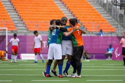 futebol de 5, brasil, china, paralimpíadas, tóquio 2020<!-- NICAID(14875088) -->
