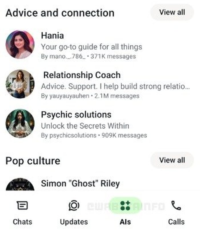 WABetaInfo / Reprodução WABetaInfo / Reprodução