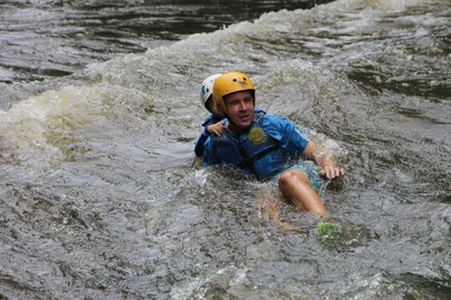 Leandro Staudt escolheu o tradicional rafting em Três Coroas, na subida da Serra, como dica da série Lugar para visitar no RS<!-- NICAID(15677612) -->