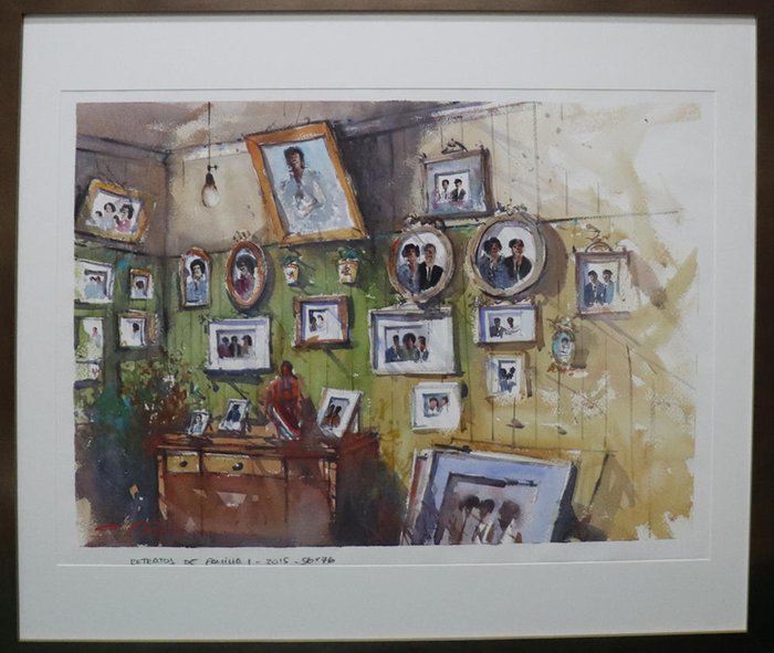 aquarela de Antonio Giacomin / Divulgação