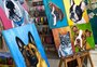 Quadros pintados por crianças e adolescentes serão vendidos em evento solidário de Flores da Cunha 
