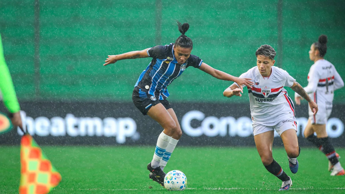Grêmio empata com São Paulo e decide vaga nas quartas do Brasileirão Feminino