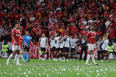 PORTO ALEGRE, RS, BRASIL, 20-08-2025: Internacional vs Flamengo, pelo jogo da volta da Copa Libertadores 2025, no estádio Beira-Rio, em Porto Alegre. Foto: Jefferson Botega/Agência RBSIndexador: jeff botega<!-- NICAID(16106447) -->