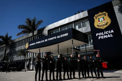 PORTO ALEGRE, RS, BRASIL, 10-09-2025: Inauguração da nova Cadeia Pública de Porto Alegre (CPPA). Fotos: Duda Fortes/Agencia RBS<!-- NICAID(16120993) -->
