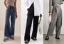 Elegante e versátil, a calça wide leg é uma peça curinga no guarda-roupa
