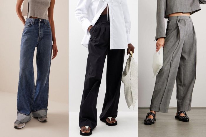 Moda Operandi e Agolde / Matches e Altuzarra / Net-a-porter e Ganni / Divulgação
