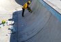 Megapista de skate da Orla é pichada menos de quatro dias depois de inaugurada