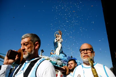 Porto Alegre, RS, Brasil, 21/08/2022 - Após 2 anos procissão de Nossa Senhora de Navegantes volta a ocorrer - Foto: Jonathan Heckler/Agência RBS<!-- NICAID(15182068) -->
