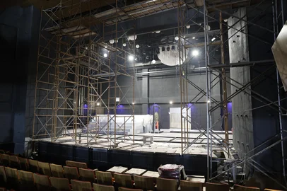 PORTO ALEGRE, RS, BRASIL - 2025.03.18 - Governo do Estado, por meio da Secretaria de Estado da Cultura, realiza coletiva de imprensa sobre a inauguração do Teatro Simoes Lopes Neto, que marca a conclusão das obras do Multipalco Eva Sopher, após 22 anos. (Foto: André Ávila/ Agência RBS)<!-- NICAID(15997962) -->