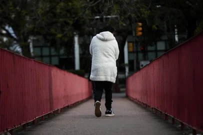 PORTO ALEGRE, RS, BRASIL, 02-07-2025: Massa de ar frio sobre o estado mantém dias gelados. Foto Jonathan Heckler/Agência RBS<!-- NICAID(16071973) -->