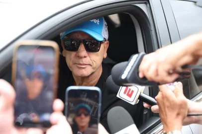 PORTO ALEGRE, RS, BRASIL - 09/12/2024 - Renato Portaluppi em entrevista para a imprensa. Renato deixou o comando técnico do Grêmio na manhã desta segunda-feira (9). FOTO: Jefferson Botega, Agência RBS<!-- NICAID(15931766) -->