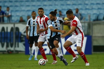PORTO ALEGRE, RS, BRASIL - 06.02.2022 - O Grêmio recebe o Guarany de Bagé, em jogo válido pela quarta rodada do Gauchão. (Foto: Félix Zucco/Agencia RBS)<!-- NICAID(15008812) -->