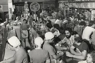 Interior do Café Haiti, em data incerta<!-- NICAID(15880011) -->