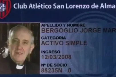 Idade e hora da morte do papa Francisco coincidem com número da carteirinha dele de sócio do San Lorenzo
