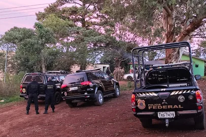 Polícia Federal / Divulgação PF reprime conflito em terras indígenas no Rio Grande do Sul<!-- NICAID(16284221) -->