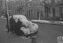 A Av. Júlio e a Praça Dante durante a neve de 1941

