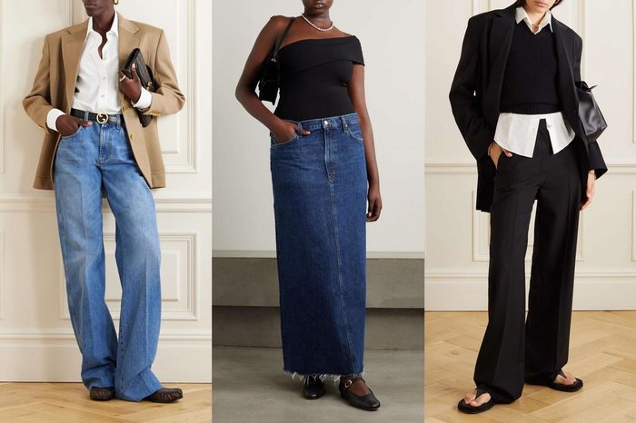 Gucci / Agolde / The Row / Net-a-porter / Divulgação