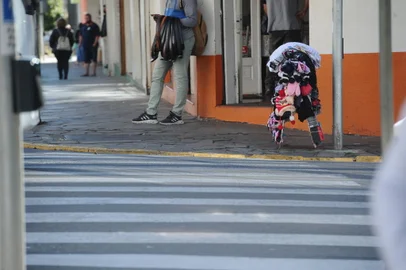 FARROUPILHA, RS, BRASIL (31/08/2021)Situação do comércio ambulante em Farroupilha. Prefeitura e demais envolvidos encaram a possibilidade de um mercado público no município. (Antonio valiente/Agência RBS)<!-- NICAID(14877000) -->
