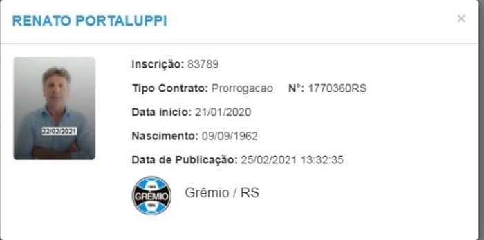 Reprodução / BID da CBF Reprodução / BID da CBF