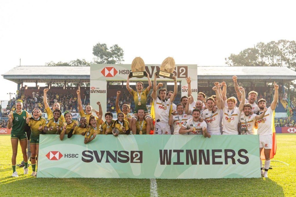 Brasil &eacute; campe&atilde;o da etapa final da 2&ordf; divis&atilde;o do Circuito Mundial de Rugby Sevens feminino