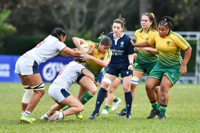 Brasil x EUA, rugby feminino