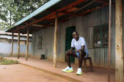 Divulgação / Divulgação Kipchoge durante corrida<!-- NICAID(16242578) -->