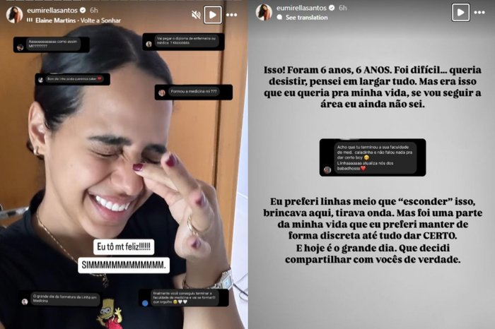 @eumirellasantos Instagram / Reprodução @eumirellasantos Instagram / Reprodução