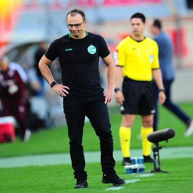 CAXIAS DO SUL, RS, BRASIL, 23/10/2022. Juventude x São Paulo, jogo válido pela 30ª rodada da série A do Campeonato Brasileiro e realizado no estádio Alfredo Jaconi. Na foto, técnico interino Lucas Zanella. (Porthus Junior/Agência RBS)<!-- NICAID(15243734) -->