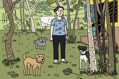 Almoço: uma Conversa com Eliane Brum, história em quadrinhos de Pablito Aguiar. Editora Arquipélago<!-- NICAID(15244902) -->