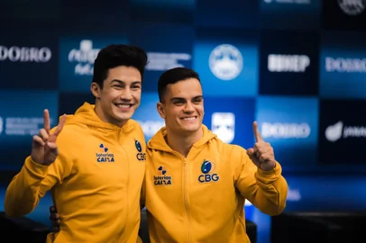 Arthur Nory, Caio Souza, ginástica artística