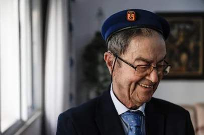 80 anos do fim da Segunda Guerra Mundial e da participação da FEB nos combates na Europa.Entrevistamos pracinhas gaúchos da FEB que ainda estão vivos para relembrar a história da campanha dos brasileiros na Europa.Oudinot Wiladino, segundo tenente. 100 anos de idade.Indexador: Andre Avila<!-- NICAID(16029152) -->
