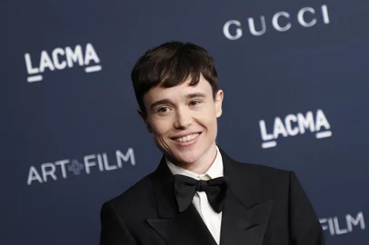 Canadian actor Elliot Page attends the 11th Annual LACMA Art+Film Gala at Los Angeles County Museum of Art in Los Angeles, California, on November 5, 2022. (Photo by Michael Tran / AFP)Editoria: ACELocal: Los AngelesIndexador: MICHAEL TRANSecao: celebrityFonte: AFPFotógrafo: STR<!-- NICAID(15449932) -->
