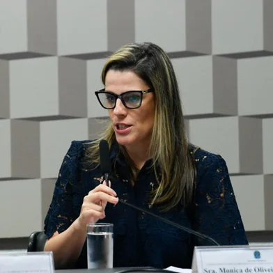 Advogada da União, Mônica Casartelli, participa de audiência no Senado - Foto Marcos Oliveira / Agência Senado<!-- NICAID(16149987) -->