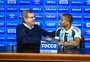 "Jamais incorreu em nenhuma indisciplina comigo", diz ex-vice de futebol do Grêmio sobre Douglas Costa