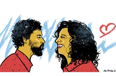 Ilustração de Charles Segat para a crônica "A indignação cívica e o gosto do amor", de Nivaldo Pereira, a ser publicada no caderno Almanaque na edição dos dias 27 e 28 de setembro.<!-- NICAID(16132356) -->