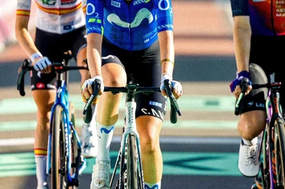 Ricardo Esteve / Movistar Team/Divulgação Tota Magalhães, ciclismo