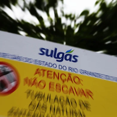 PORTO ALEGRE, RS, BRASIL, 17-09-2020: Imagem de sinalização da Sulgás (Companhia de Gás do Estado do Rio Grande do Sul) (FOTO FÉLIX ZUCCO/AGÊNCIA RBS, Editoria de Notícias).<!-- NICAID(14594540) -->