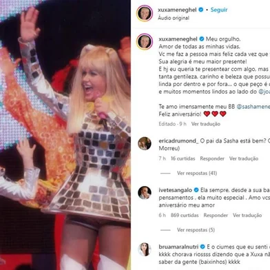 Xuxa homenageia Sasha com vídeo<!-- NICAID(15494627) -->