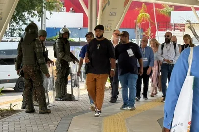 Rodrigo Lopes / Agência RBS Seguranças na COP30<!-- NICAID(16166898) -->